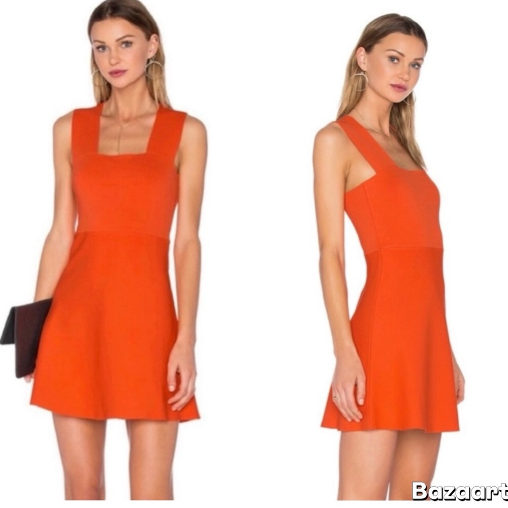 A.L.C Ali Square Neckline Bandage Mini Dress